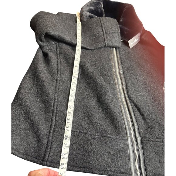 Kenneth Cole Womens Faux Fur Collar Jacket 2XL NWT - Picture 4 of 8